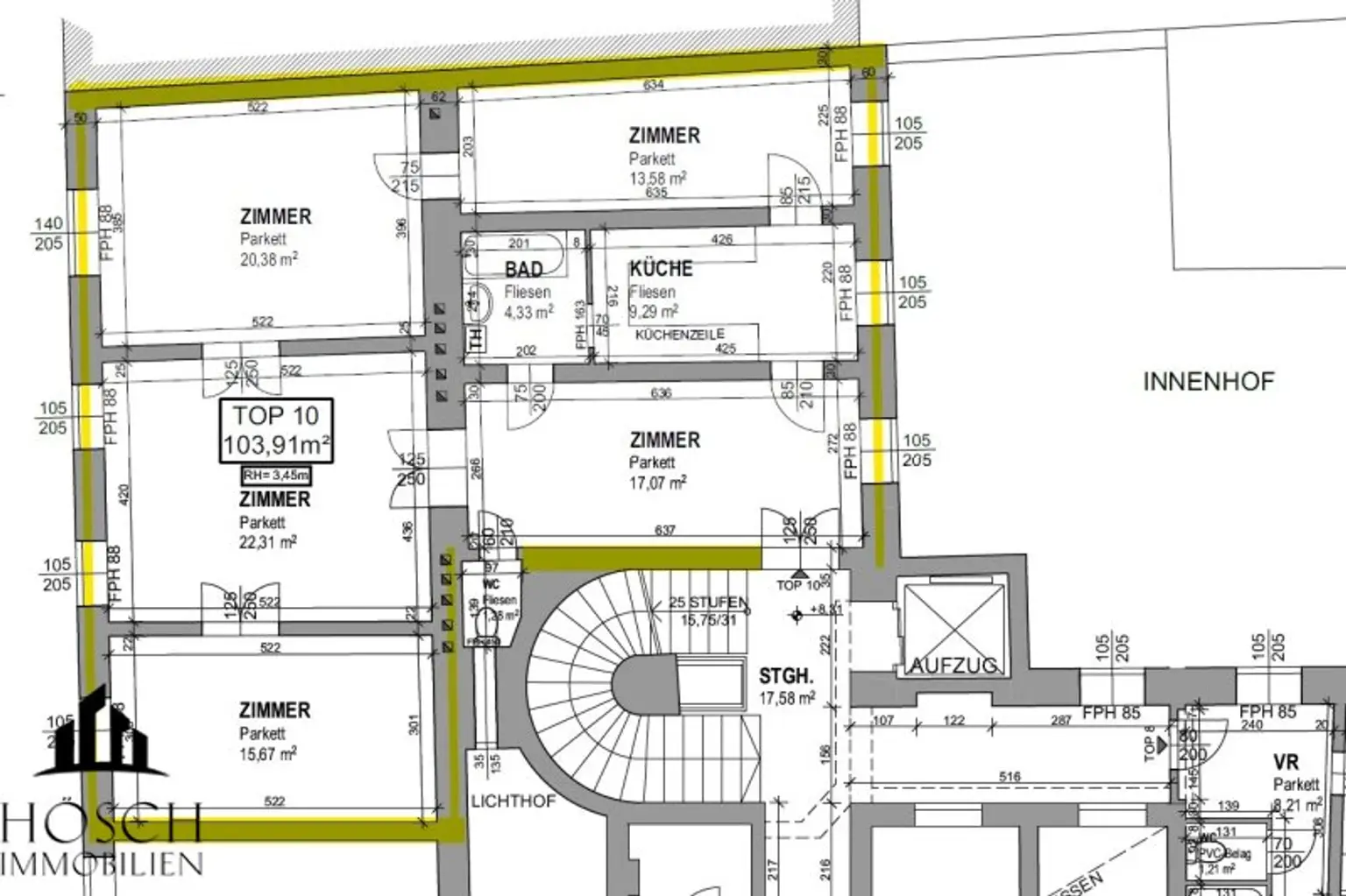 Stilvolles Wohnprojekt in 1020 Wien – Altbauflair & modernes Dachgeschoss