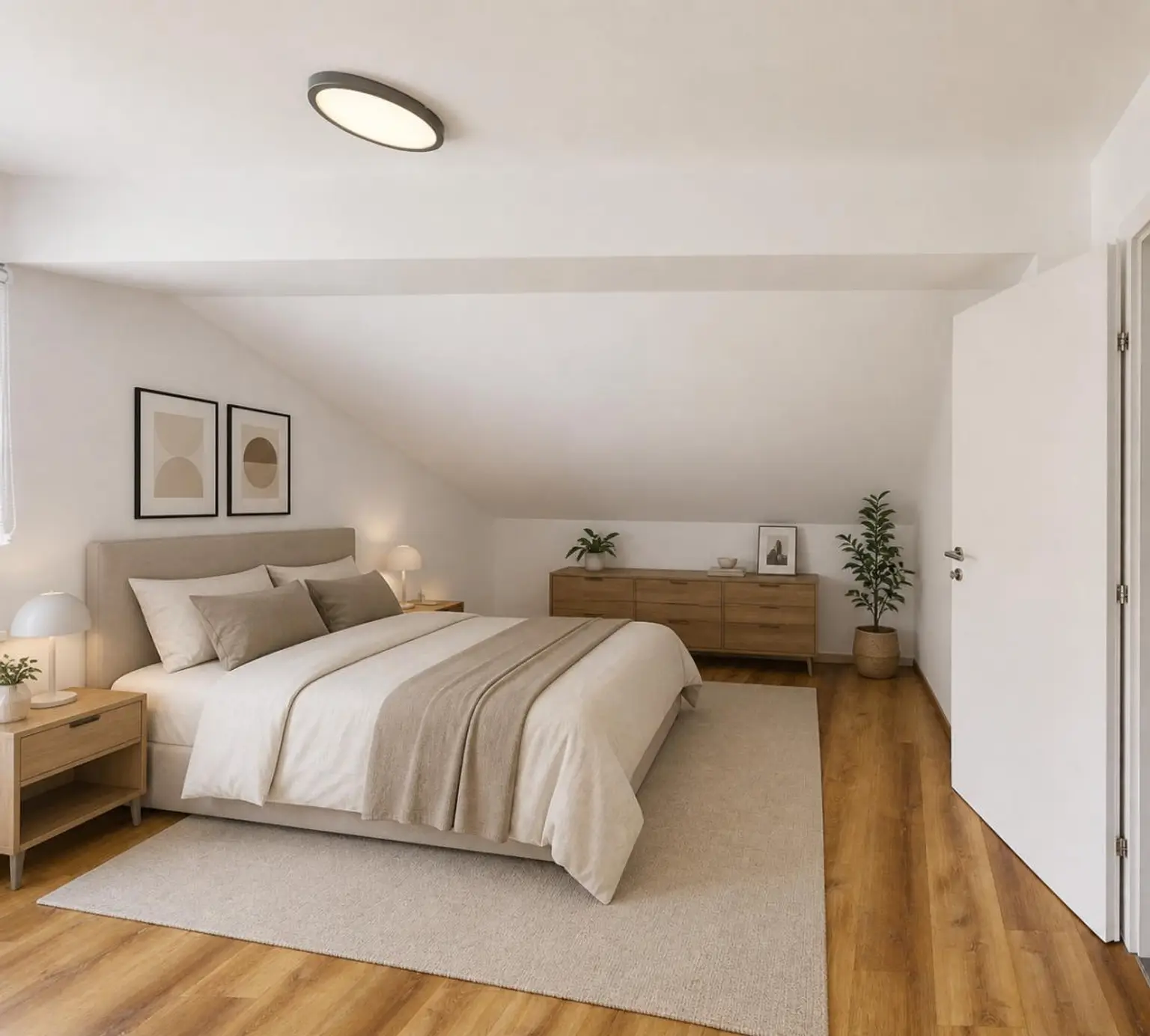 Wohnung - Schlafzimmer Visualisierung