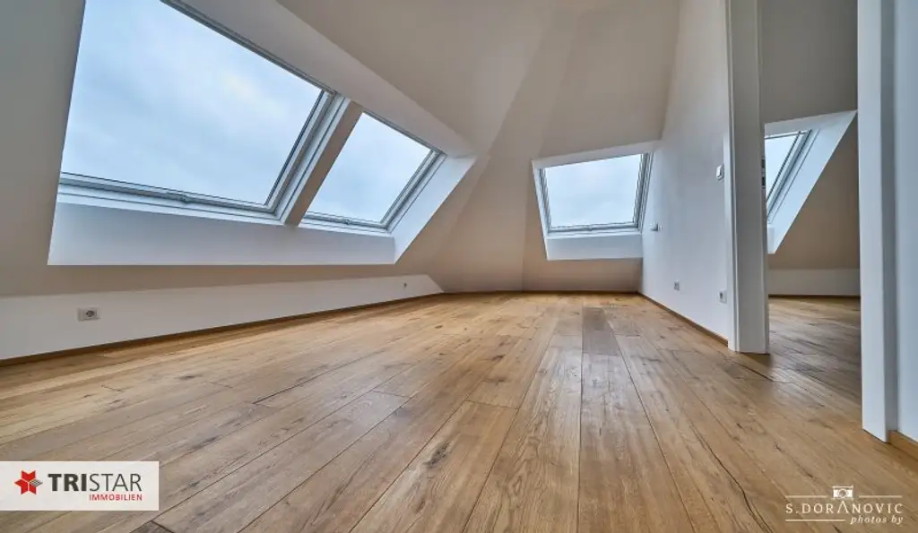 NEU! • U6 JÄGERSTRASSE • 15 NEUBAU DACHGESCHOSSWOHNUNGEN • FÜR ANLEGER UND EIGENNUTZER • EIGENTUM • 1200 WIEN •