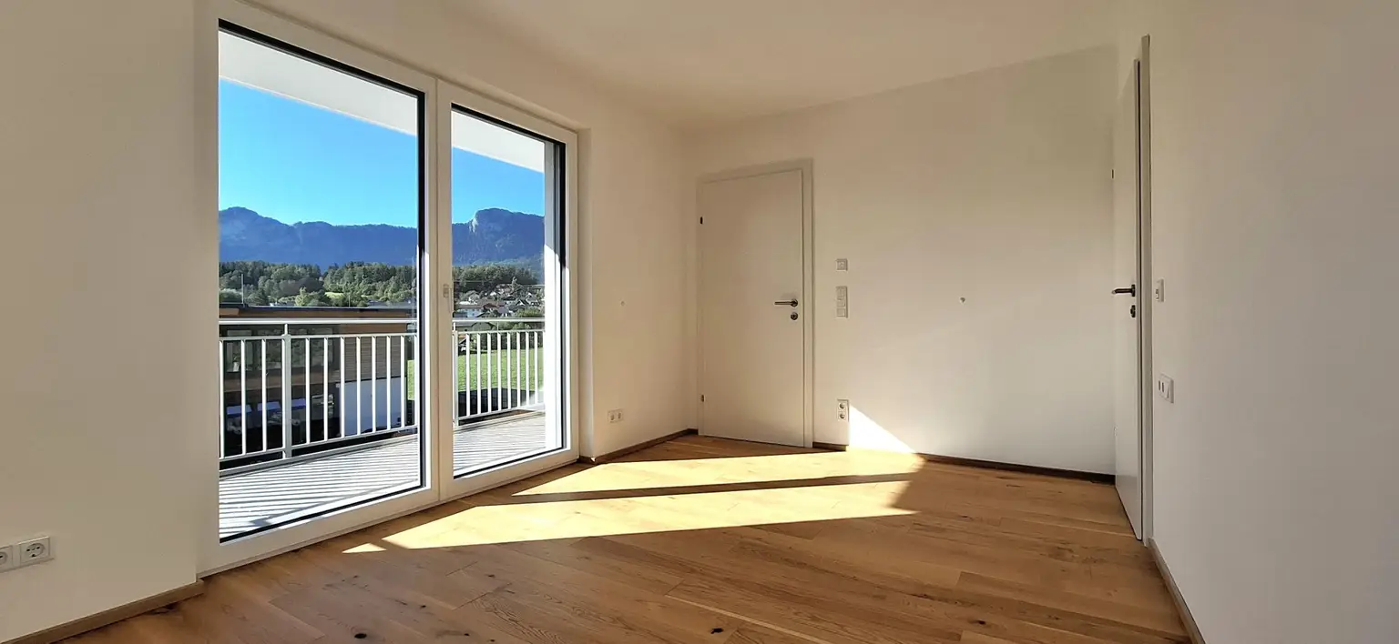 Exklusive 3-Zi-Neubauwohnung mit Sonnenbalkon in Mondsee-Tiefgraben
