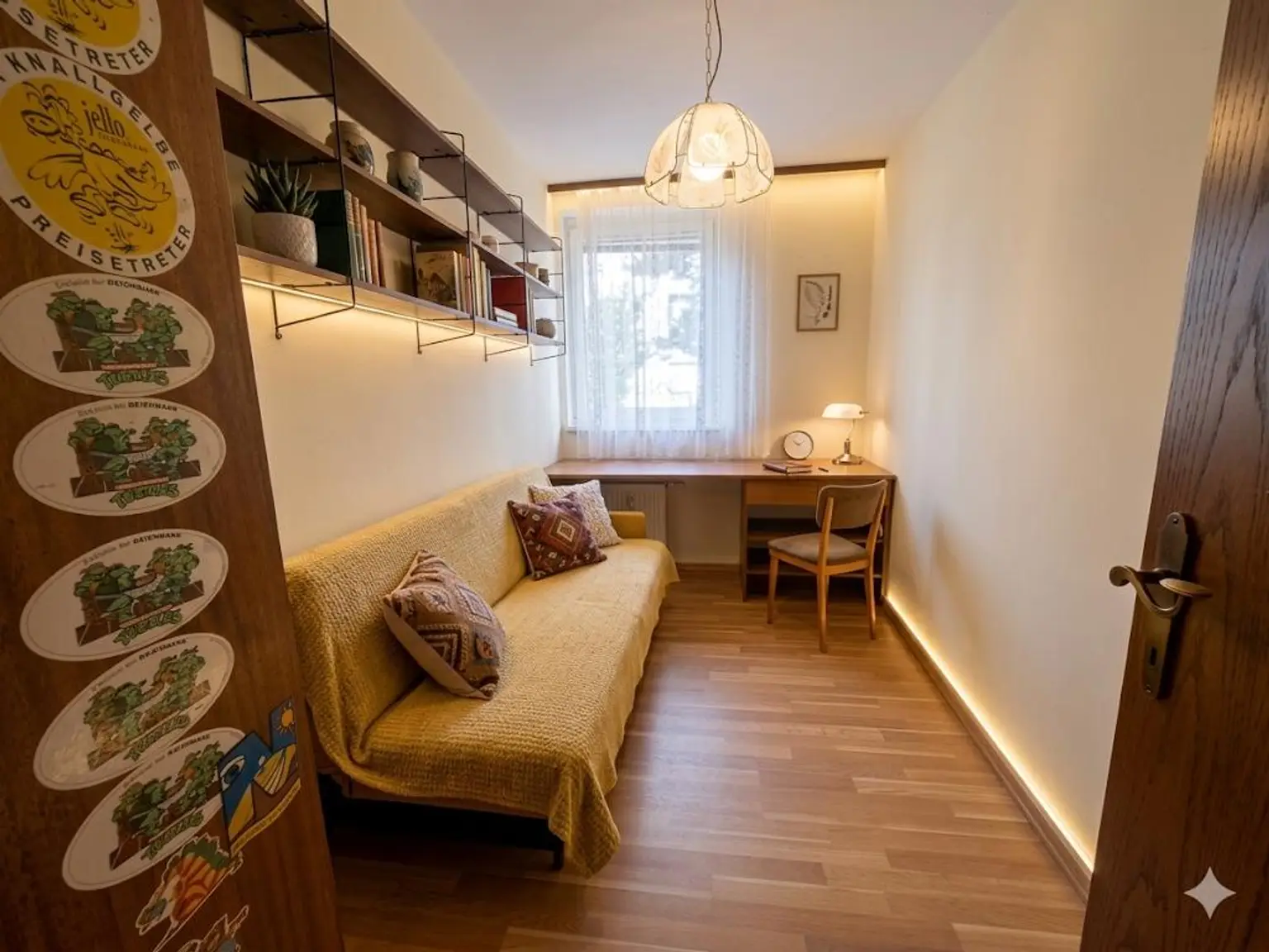 Kinderzimmer mit KI bearbeitet