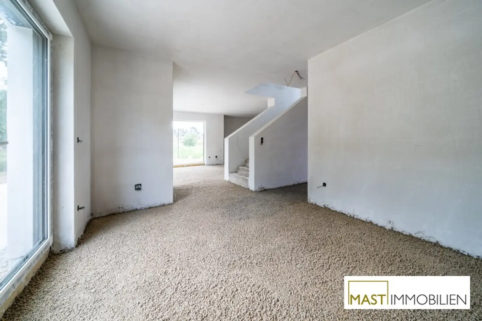 ERSTBEZUG - Modernes Einfamilienhaus mit 148 m² Wohnfläche, Balkon, Terrasse & 2 PKW-Stellplätzen in Strasshof – belagsfertig!