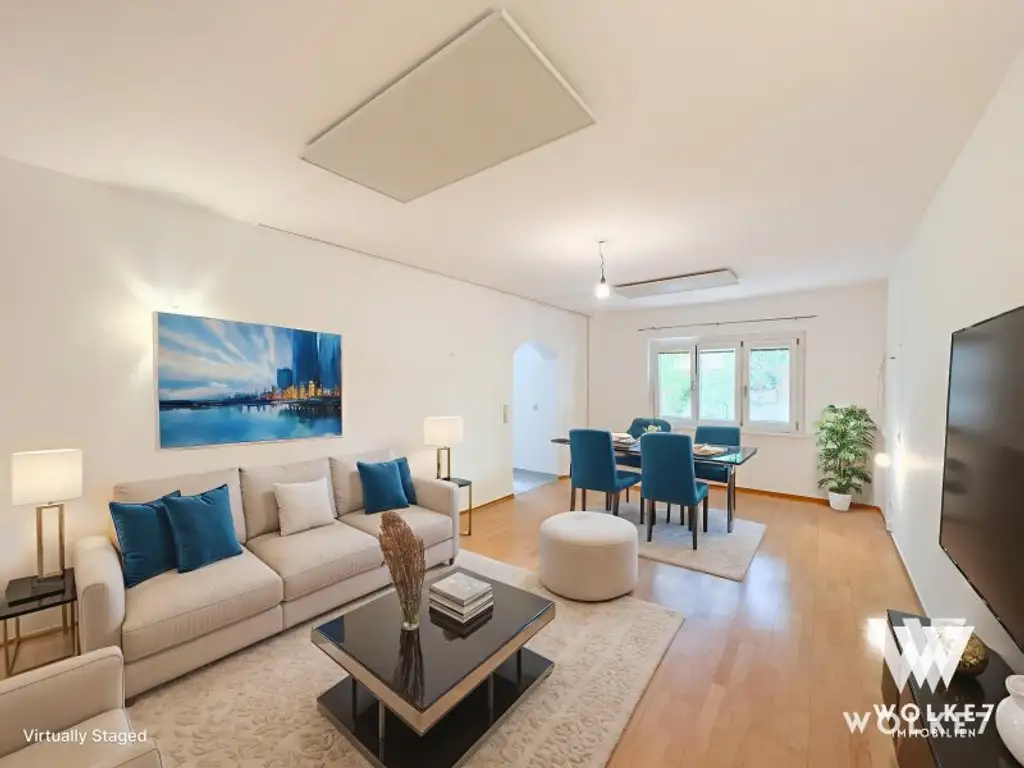 Wohnidylle in Wien-Nussdorf: 3-Zimmer-Wohnung in begehrtester Ruhelage des 19. Bezirks