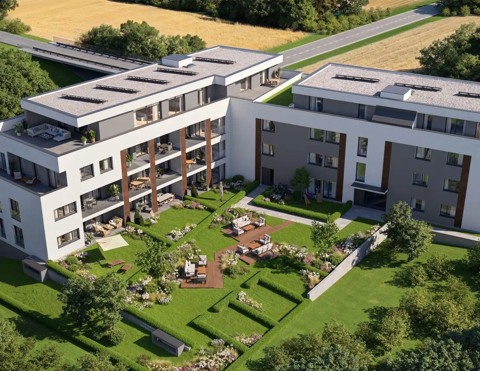 4 -Zimmerwohnung, direkt beim Golfclub - hochwertig & naturnah