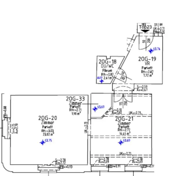 Neusanierte zwei Zimmerwohnung