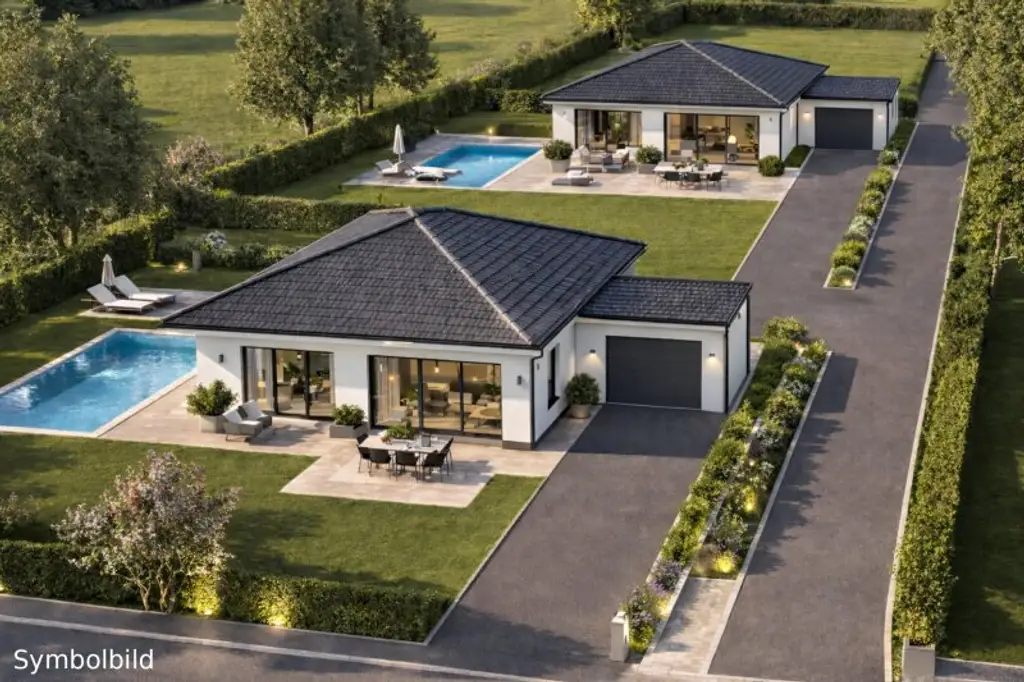 Exklusiver Bungalow mit Pool – modernes Neubauprojekt in Raab zu kaufen