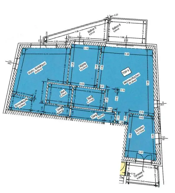 Wohnung - Grundriss