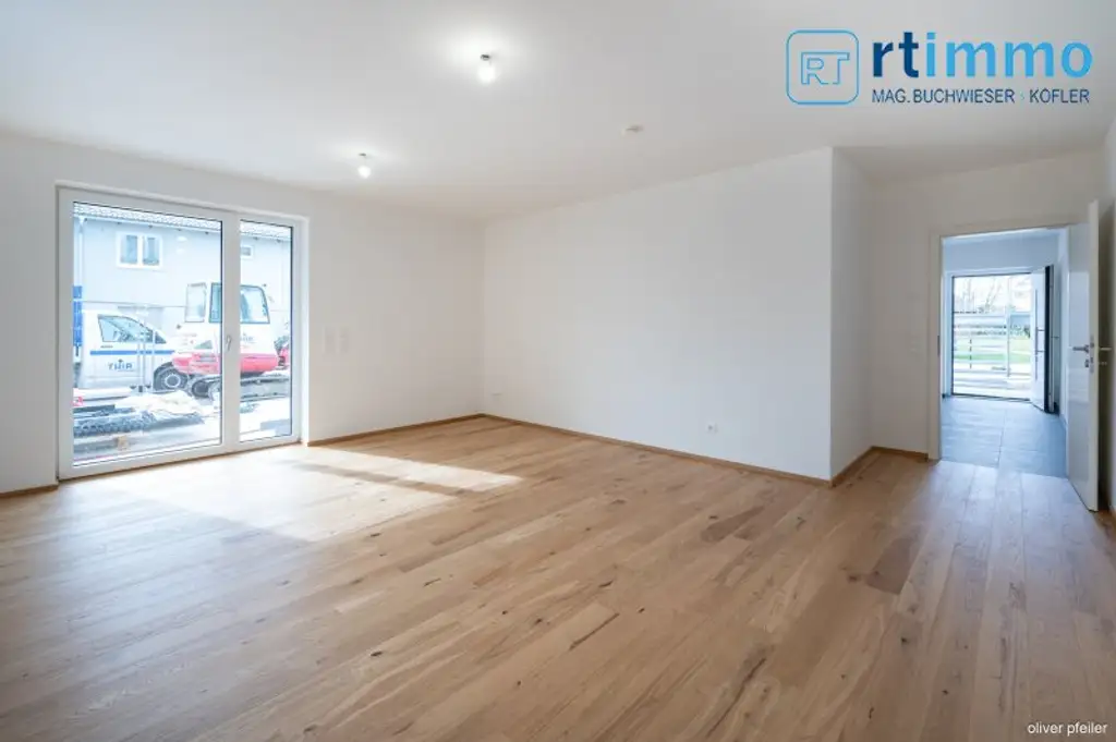 GEMÜTLICH, MODERN, ENERGIEEFFIZIENT:  Fünf 2 Zimmer- Mietwohnungen mit Außenflächen warten auf Sie!