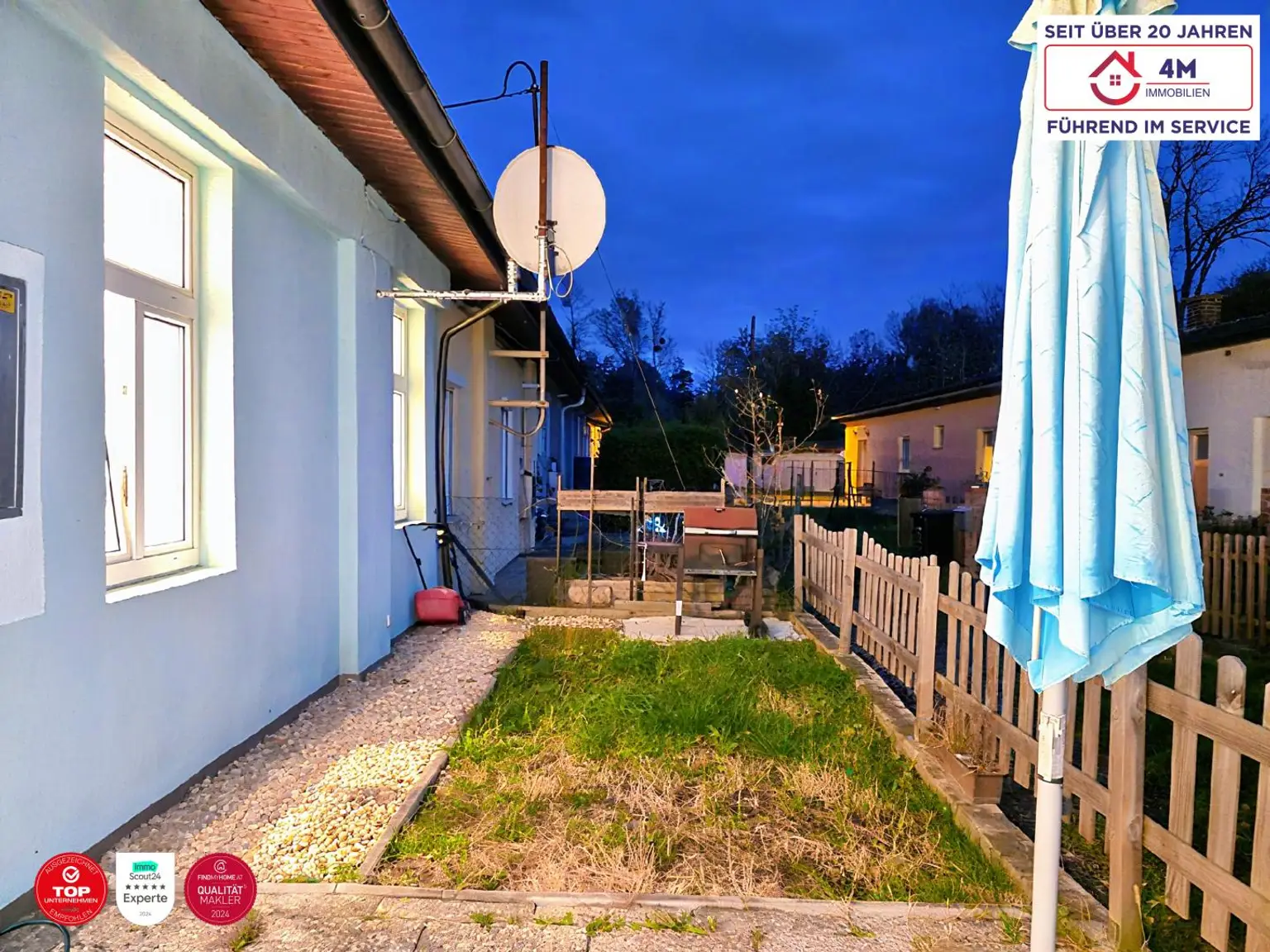 2 Zimmer Wohnung "modernisiert, sehr geringe BK, privater Garten und Abstellplatz"