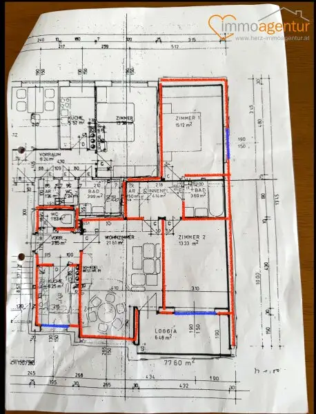 Wohnjuwel über den Dächern von Thalheim, mit Loggia und Traunblick