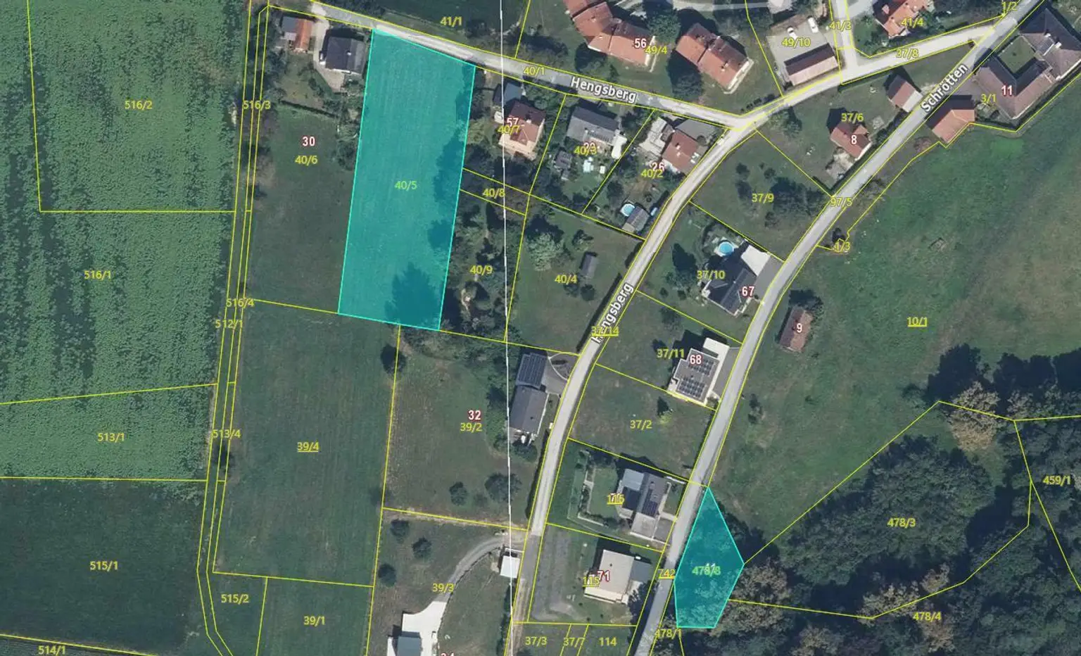 Baugrund mit altem Gebäude und Bauerwartungsland mit Weganteil im Zentrum von Hengsberg