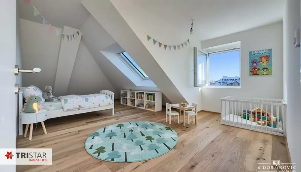 NEU! ++ ERSTBEZUG ++ 3-ZIMMER-DACHGESCHOSSWOHNUNG ++ CA. 85 M² WOHNFLÄCHE + TERRASSE CA. 11 M² ++ TIEFGARAGENPLÄTZE ++ U2 (ASPERNSTRASSE) ++ 1220 WIEN ++