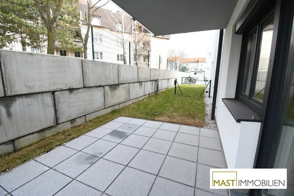 PROVISIONSFREI --- 2 Zimmer Garten Wohnung inkl. EWE Einbauküche & absoluter Ruhelage direkt in Spillern