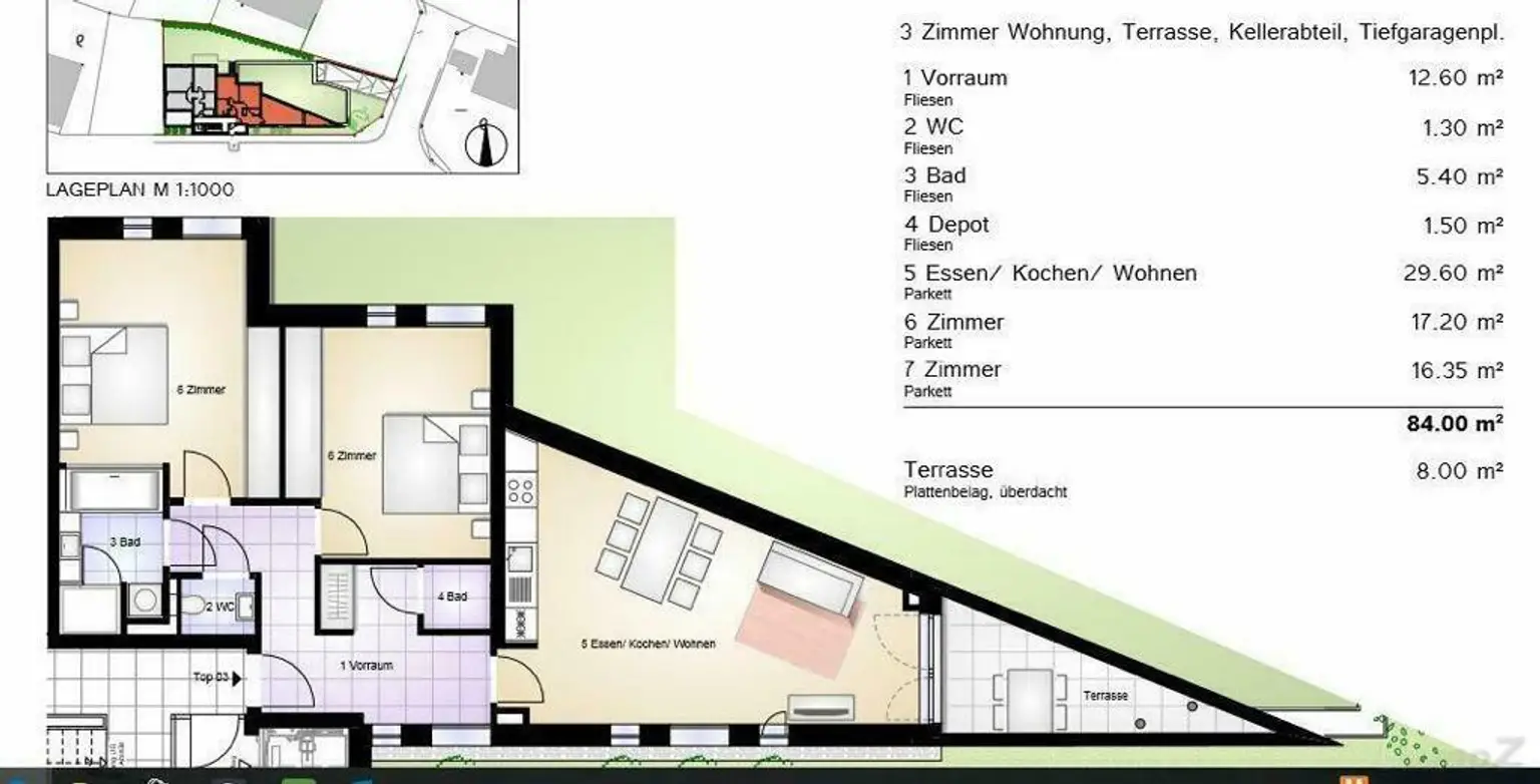 Exklusives Wohnen in Leonhard - Terrasse
