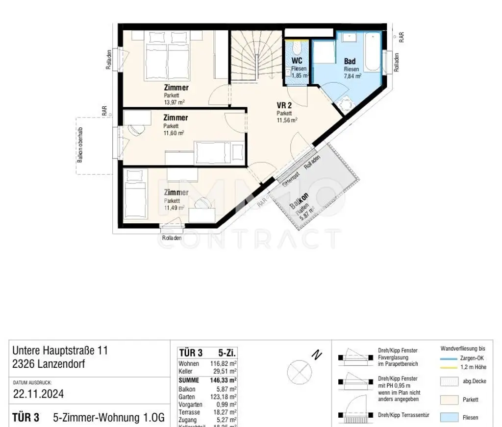 Das Lanzerl Neubauprojekt 
5 Zimmer Maissonette