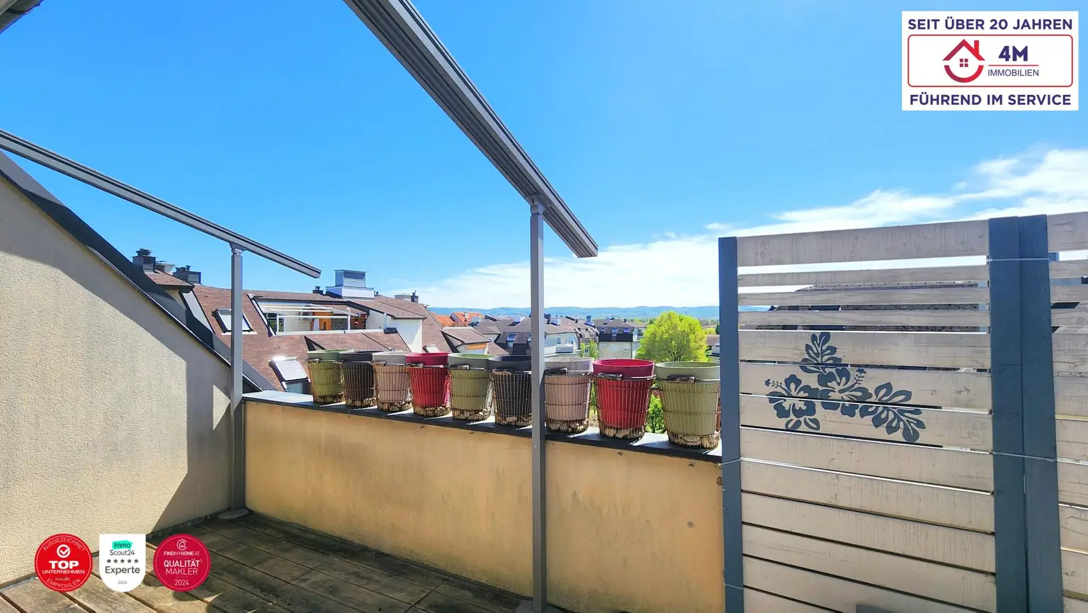 große Terrasse oben