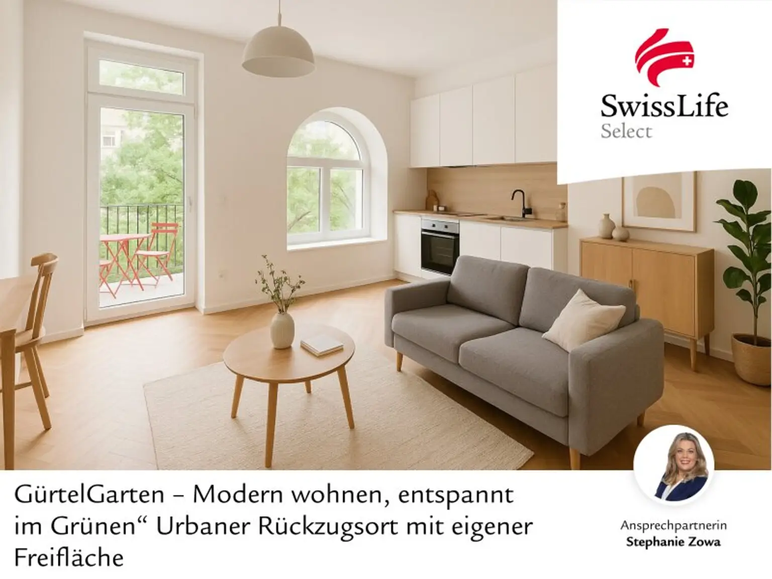 GürtelGarten – Modern wohnen, entspannt im Grünen“ Urbaner Rückzugsort mit eigener Freifläche