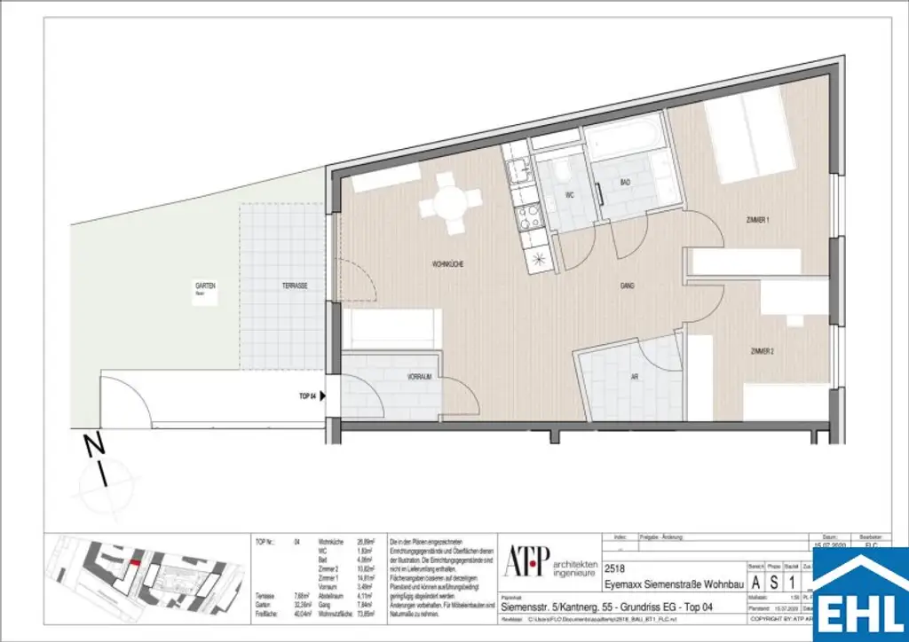 Traumhafte 3-Zimmer Gartenwohnung in 1210 nahe der Donauinsel!