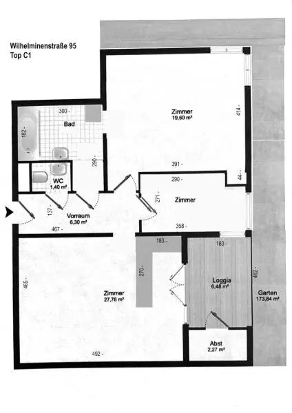 Gartenparadis- 3Zimmer- Garage