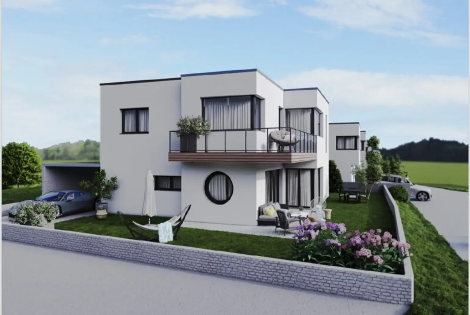 Familienglück am Hausberg – modernes Einfamilienhaus mit Garten