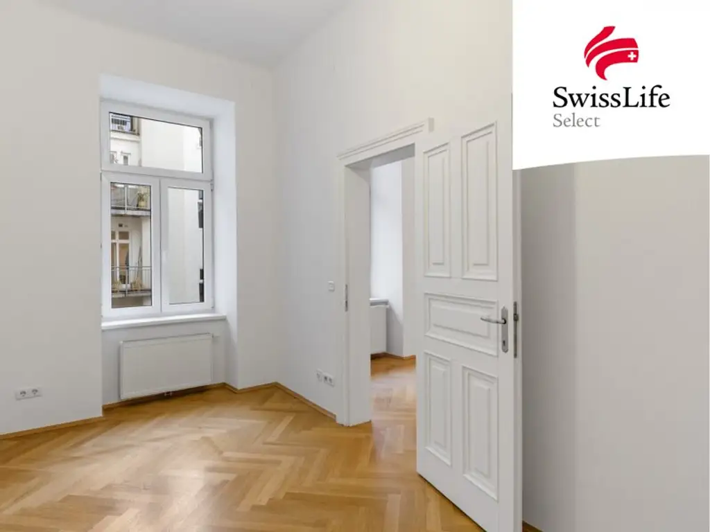 Neustiftgasse | Attraktive 3,5 Zimmer Altbauwohnung mit Balkon | Innenhoflage