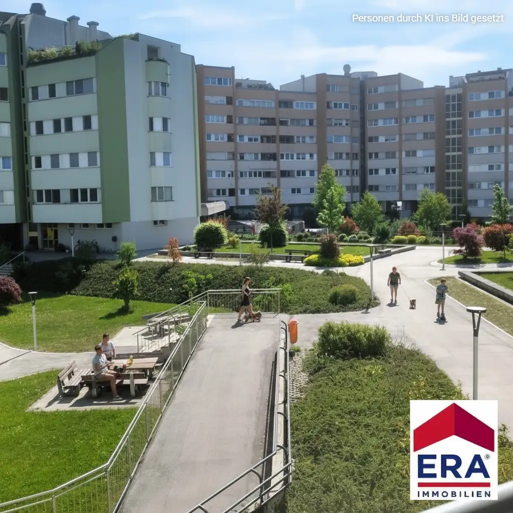 Moderne 2-Zi-Wohnung mit Loggia & Garage in Linz, vollrenoviert, Top Lage!