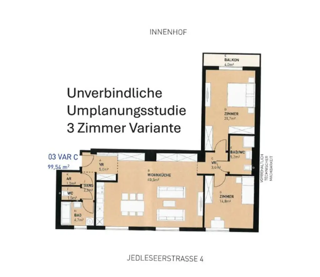 POTENZIAL auf 102m² nahe Floridsdorfer Spitz!