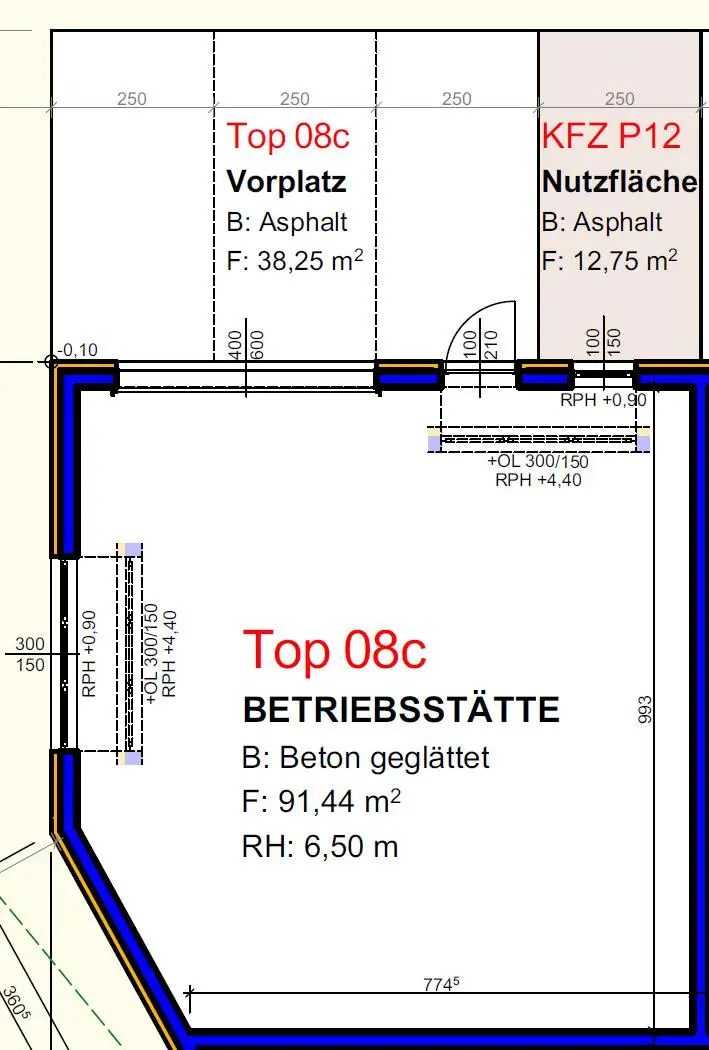 Betriebs-/Produktions- oder Lagerhallen mir Flächen von 59 - 175 m² im Gewerbepark Rüstorf / Johannisthal zu verkaufen (T08c)