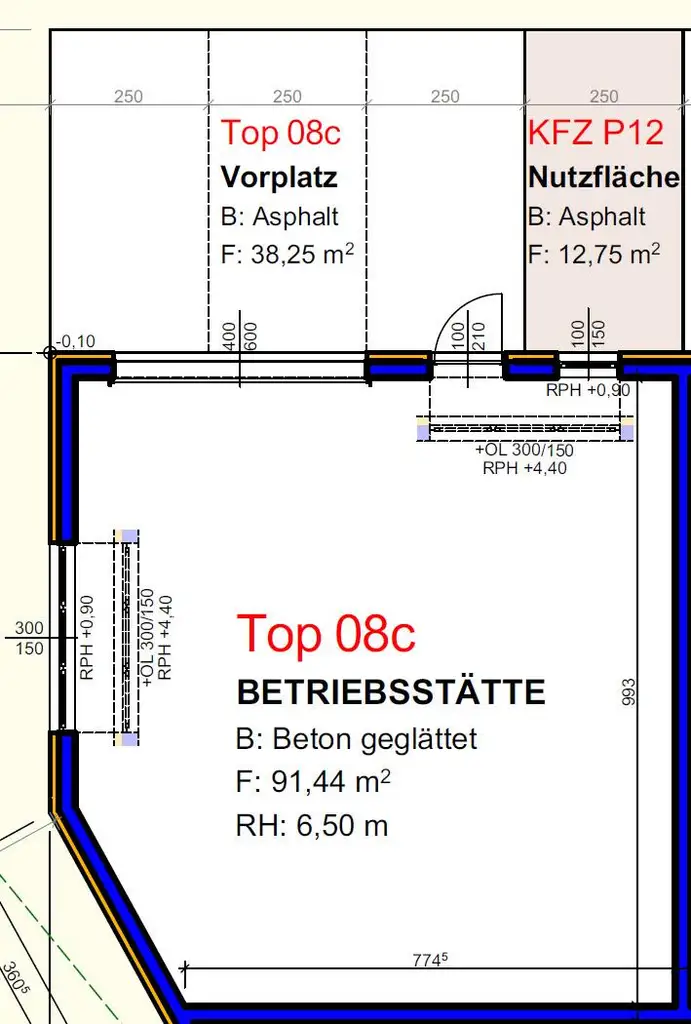 Betriebs-/Produktions- oder Lagerhallen mir Flächen von 59 - 175 m² im Gewerbepark Rüstorf / Johannisthal zu verkaufen (T08c)