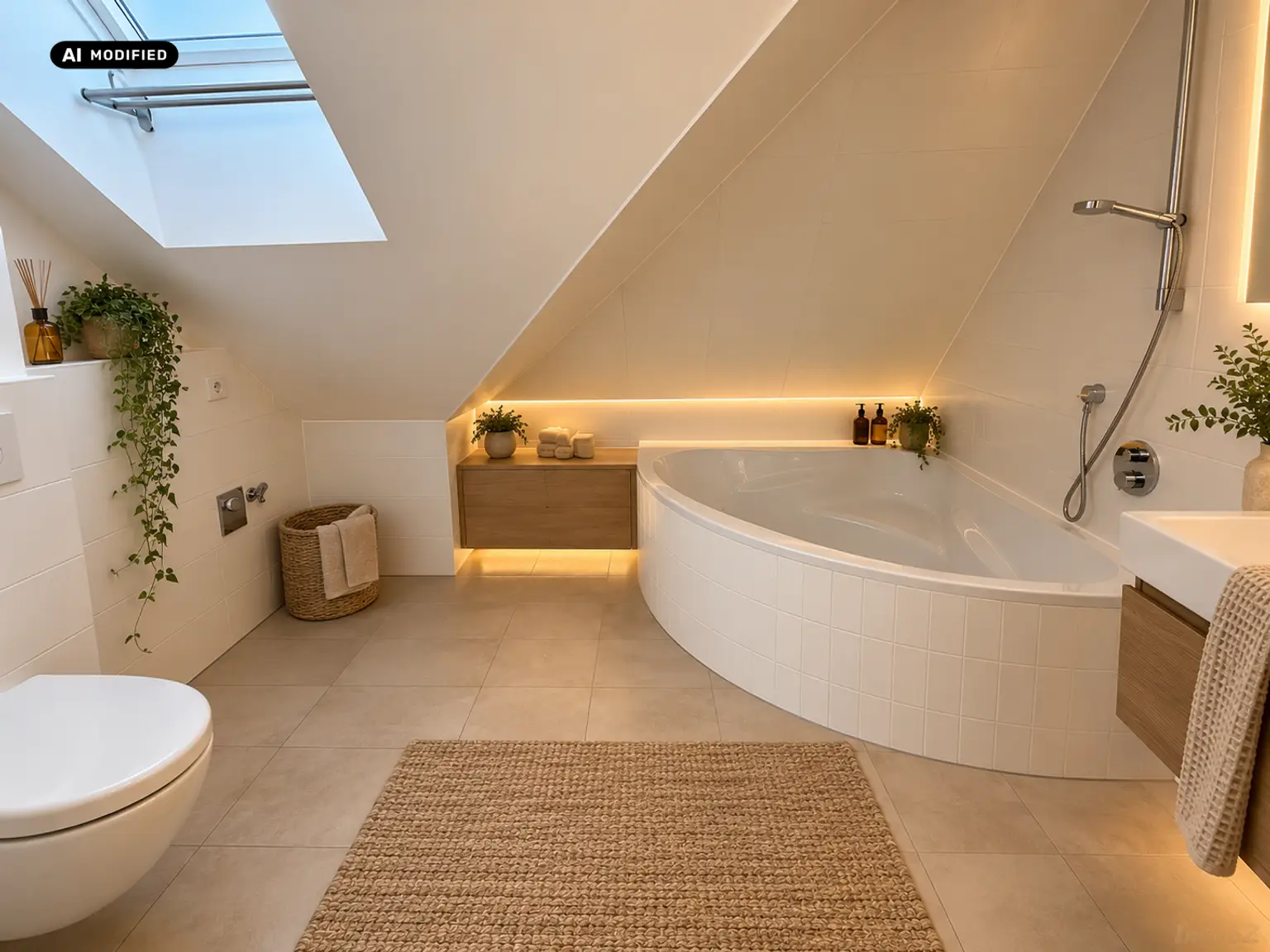 KI-bearbeitet – Badezimmer