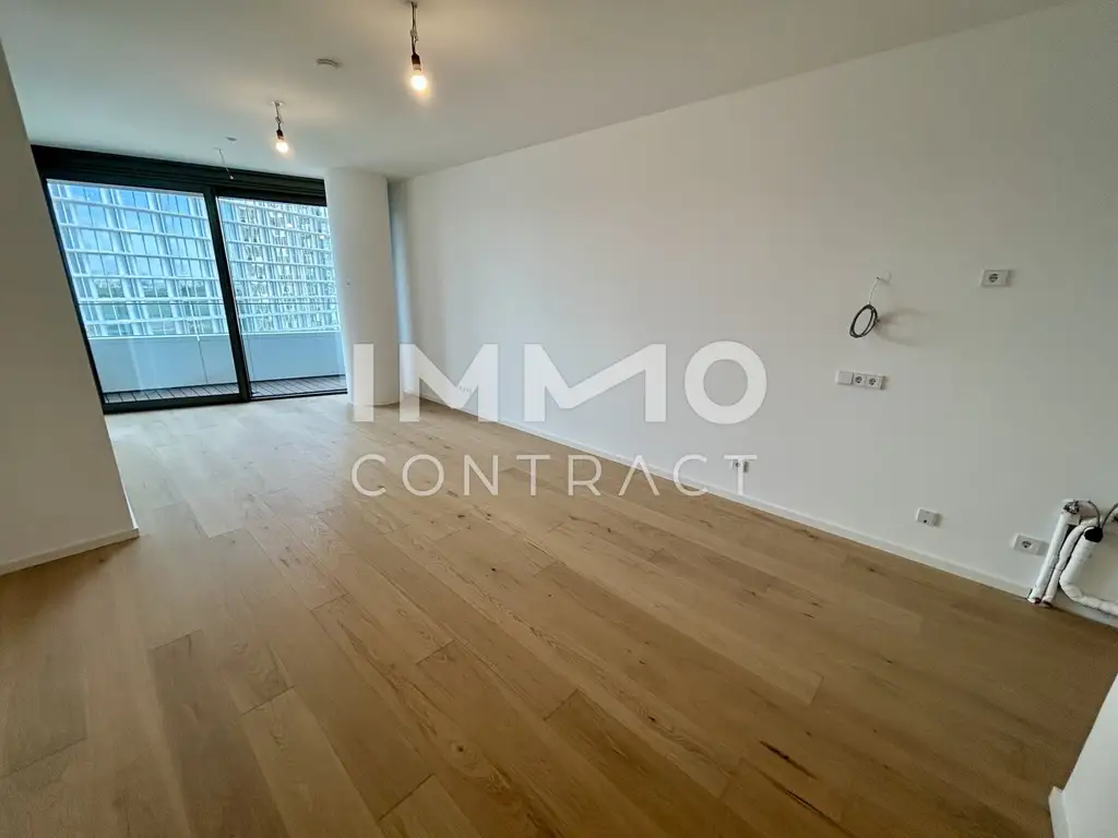 ERSTBEZUG: Hochwertige 2-Zimmer-Wohnung im 13. Stock mit Blick Richtung Kahlenberg!