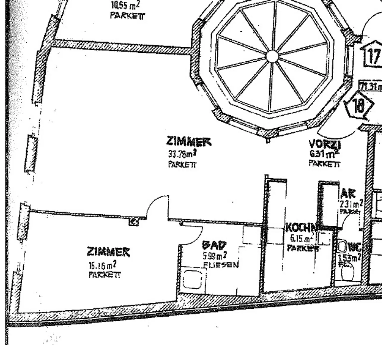 ** Ruhige 2-Zimmer Wohnung am Hauptplatz 15-16 , Top 18 **