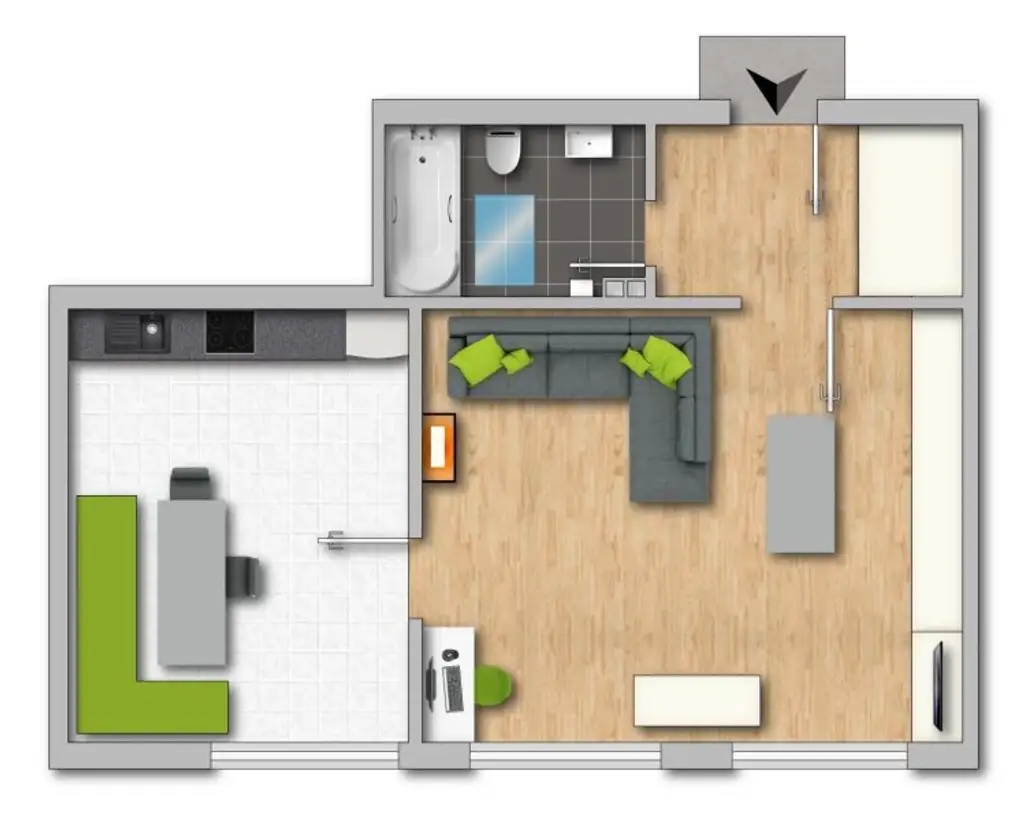 Grundriss Wohnung