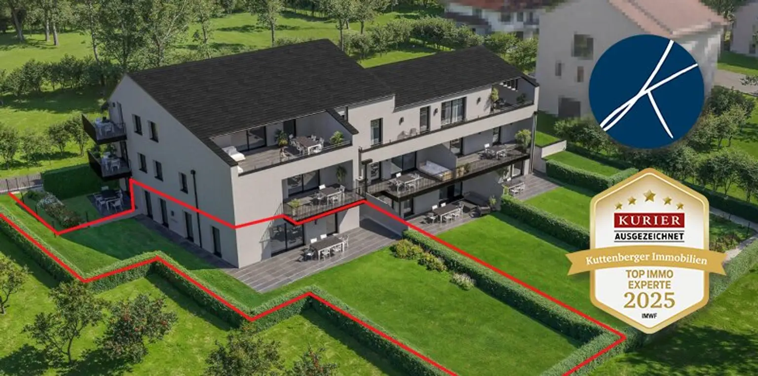 Lichtdurchfluteter Gartentraum mit 7 Terrassentüren (Top 4) - Neubauprojekt am Kremser Steindl