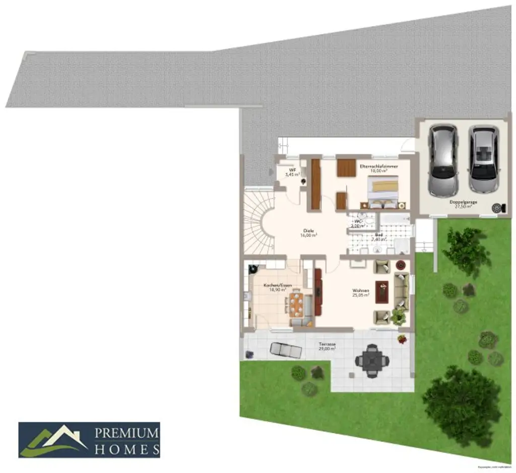 FÜGENBERG - Es erwartet Sie eine Doppelhaushälfte in Aussichtslage - 5 Zimmer, Garten & 2 Balkone!