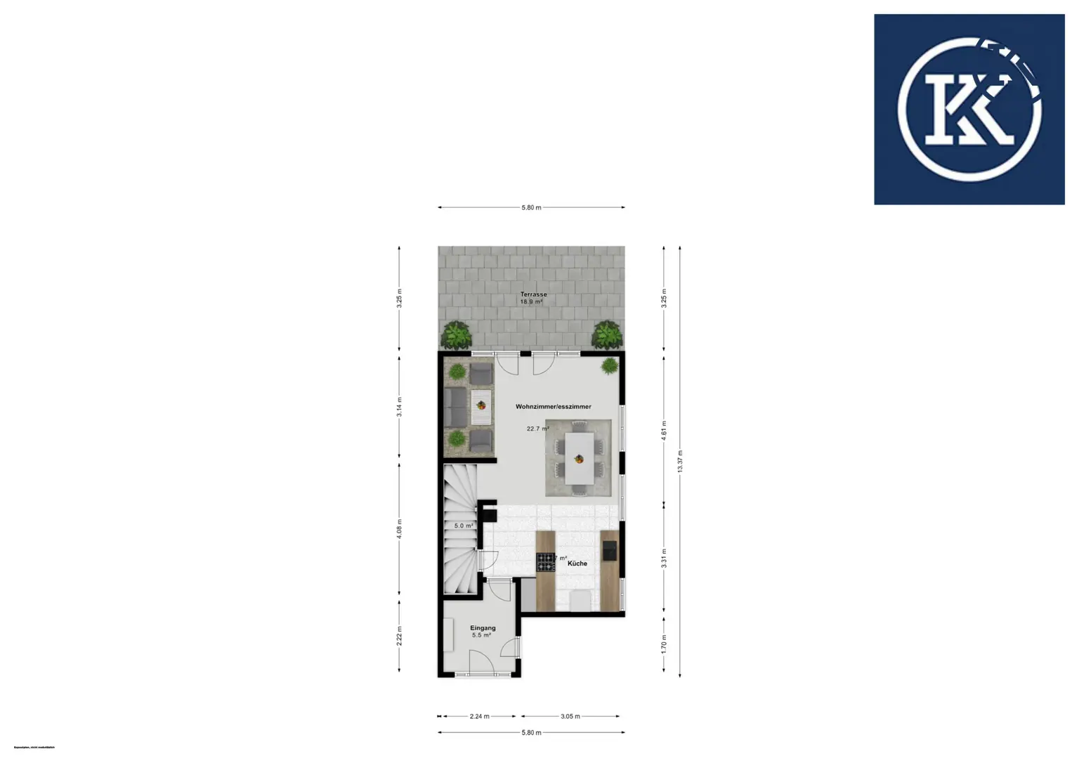 Zuhause im Grünen – Lichtdurchflutete Wohnung mit Dachterrasse & Gartenoase