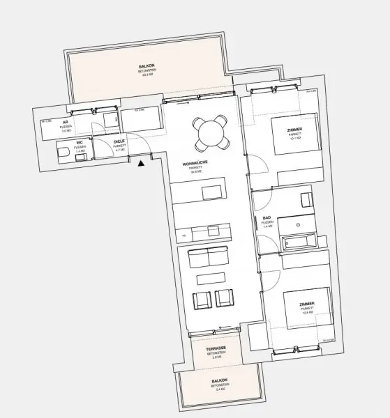 ++MOLLARD 50++ stilvolle 3-Zimmer-Wohnung mitten im Herzen der Stadt (1/29)