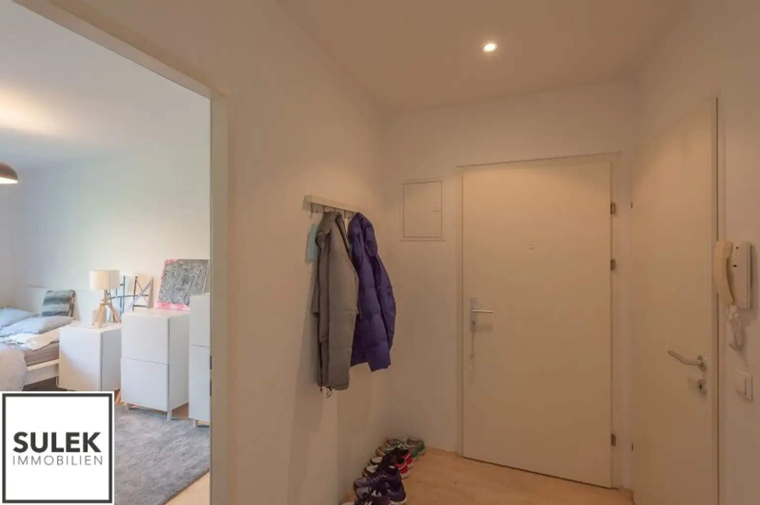 Grünblick in den Innenhof: helle 2-Zimmer Neubauwohnung ~ Kaiserstr. 68 ~ ab 1.1.26!!