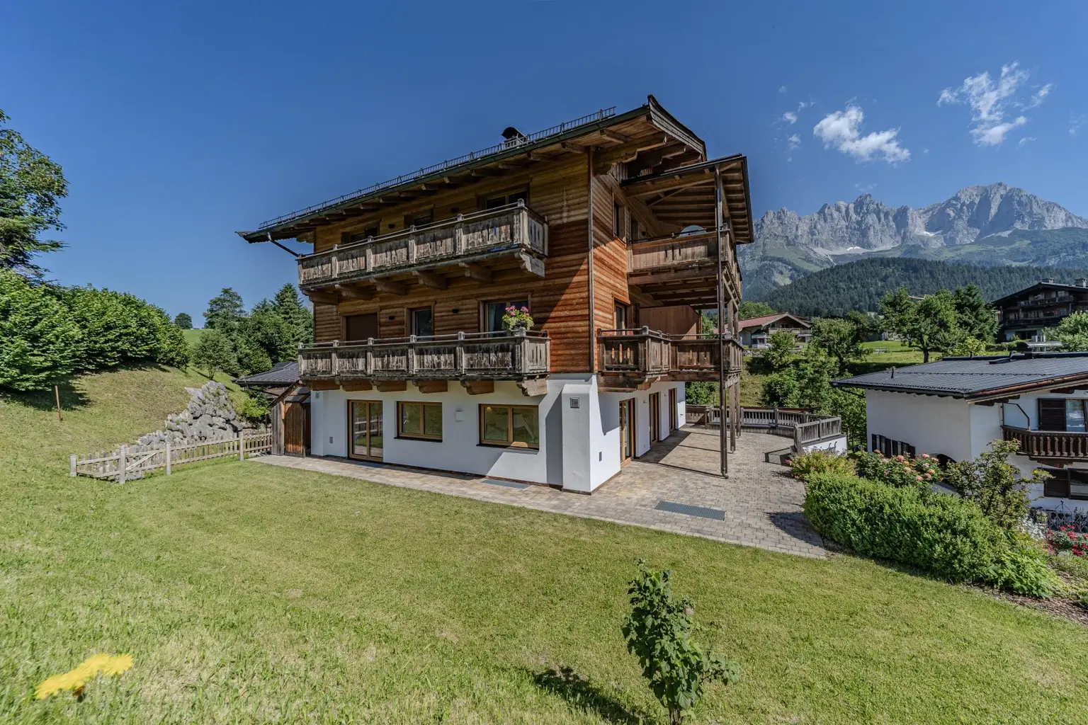 Garten-Maisonettewohnung mit Kaiserblick