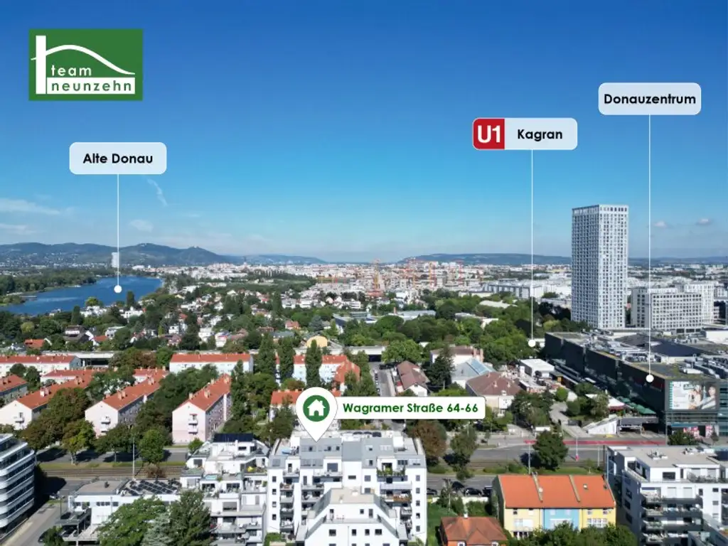 INVESTORENTRAUM - Anlegerwohnungen auf Baurechtsgrund in hervorragender Lage beim Donauzentrum / U1 / Alte Donau. - WOHNTRAUM