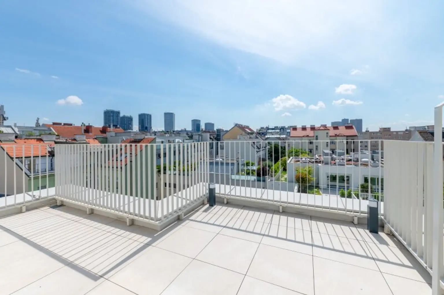 Südwest-Terrasse auf Wohnebene