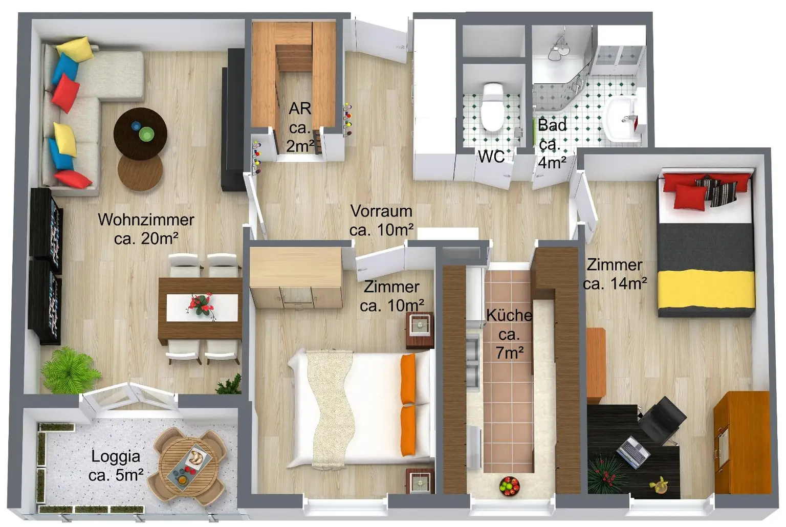 3D Floor Plan