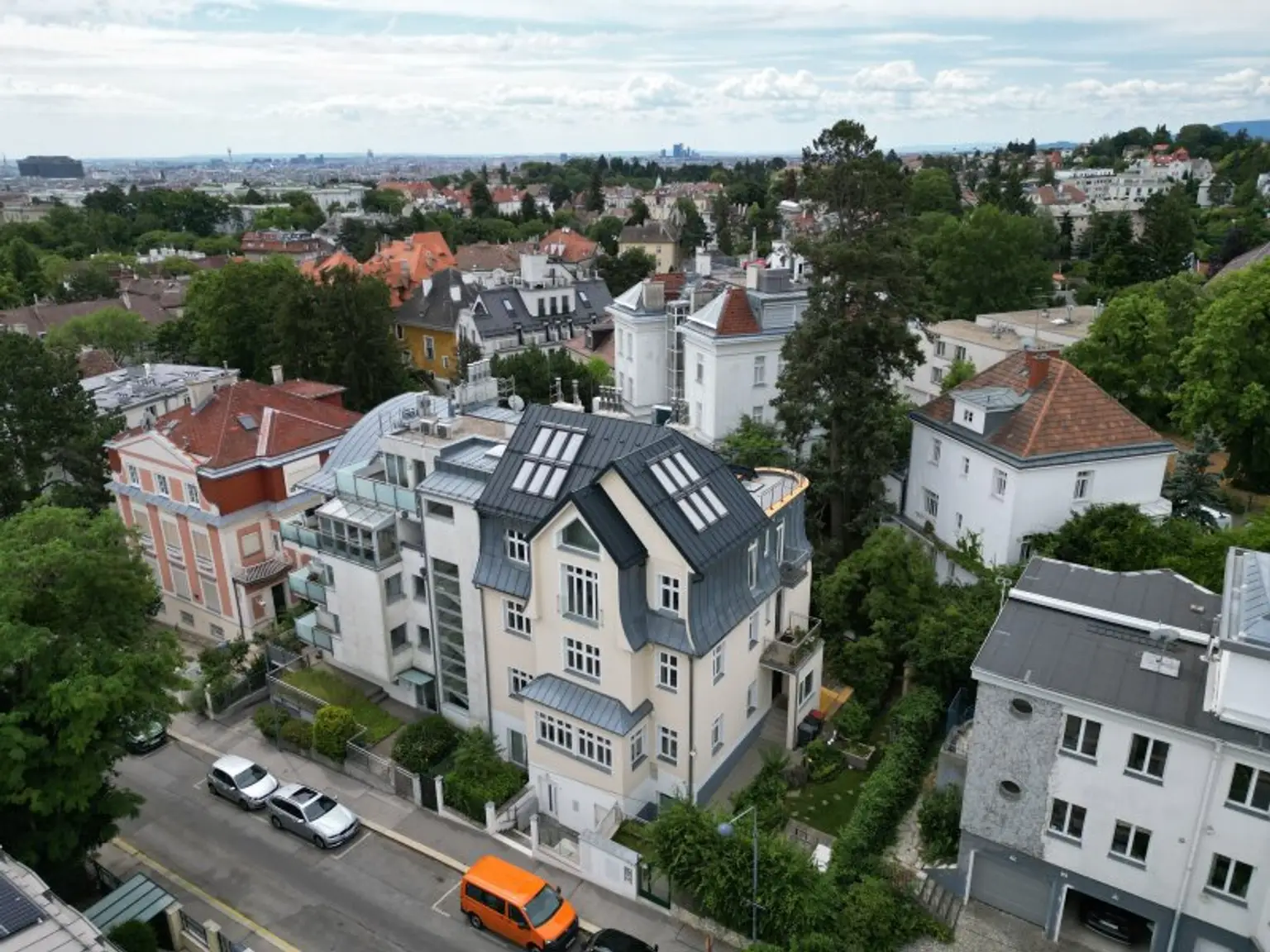 Haus Drohnenaufnahme