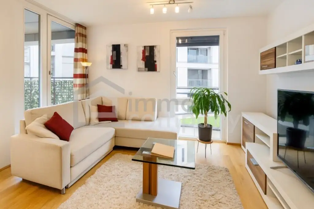 2-Zimmer Wohnung mit Garage inkludiert - Privater Balkon mit Blick ins Grüne-Modern im Nordbahnviertel