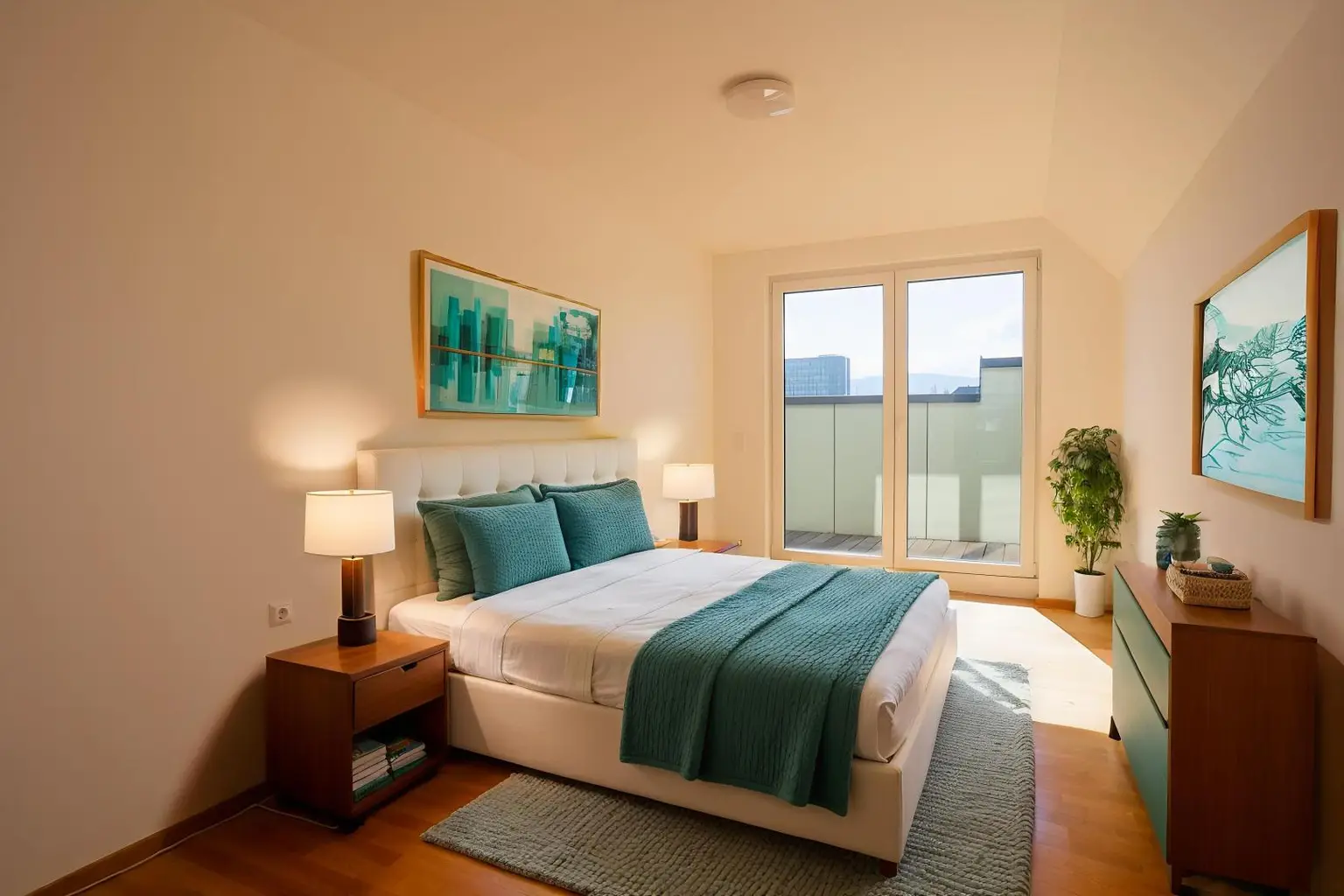 Virtual Staging AI Schlafzimmer 1