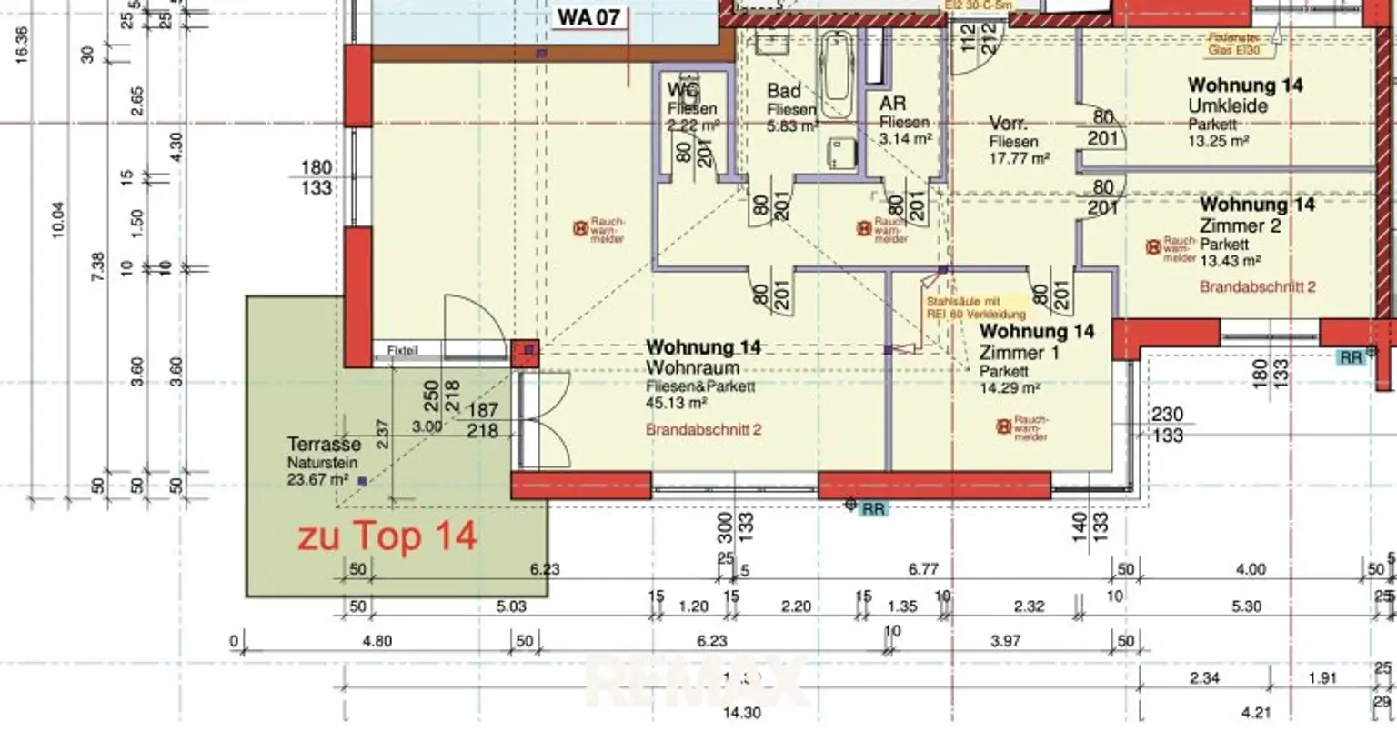 Grundrissplan