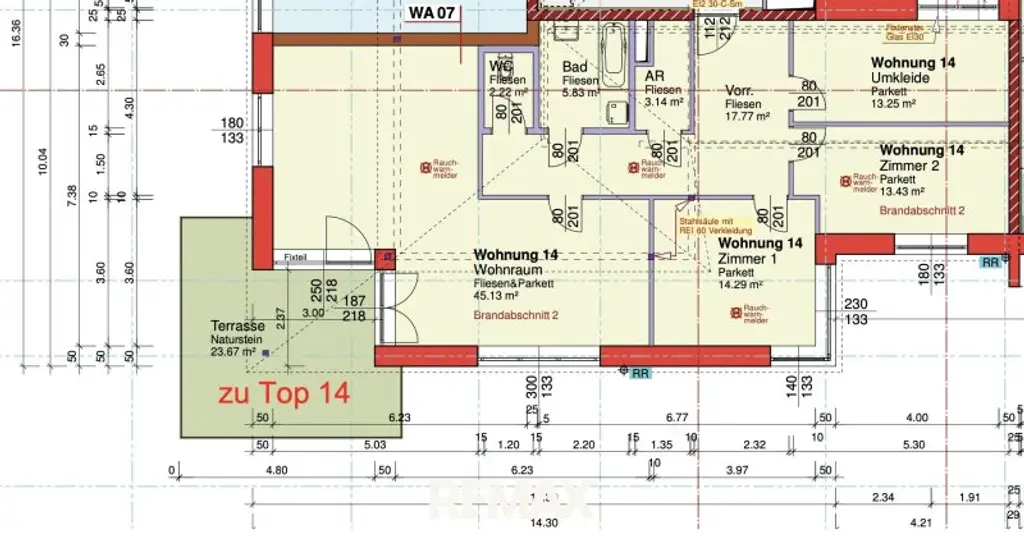 Grundrissplan