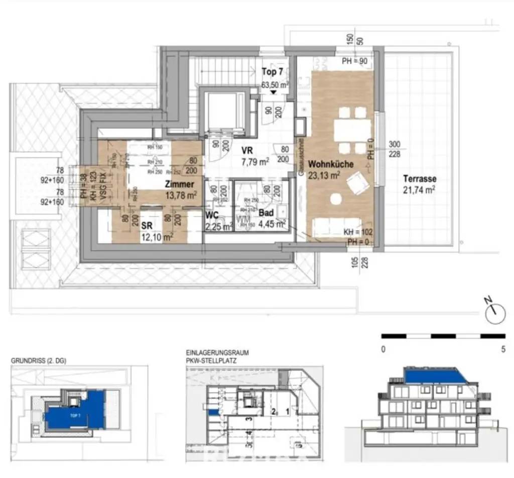 Moderne 2-Zimmer-Neubauwohnung in ruhiger Lage – stilvoller Erstbezug mit durchdachtem Raumkonzept! Provisionsfrei!