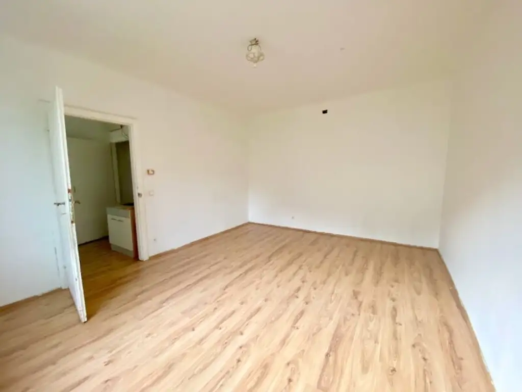 2 Zimmer-Wohnung ZUM SANIEREN, BLICK ins GRÜNE!