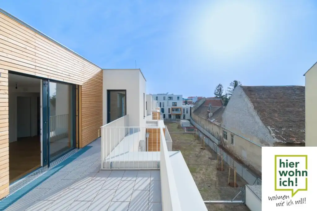 2-Zimmer-Dachgeschosswohnung mit großer Sonnenterrasse